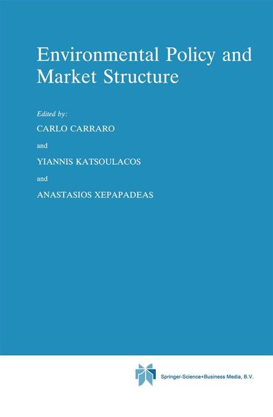 Produktbild: Environmental Policy and Market Structure