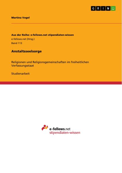 Produktbild: Anstaltsseelsorge