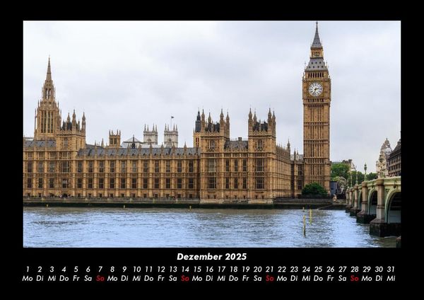 Produktbild: London - Impressionen 2025 Fotokalender DIN A3