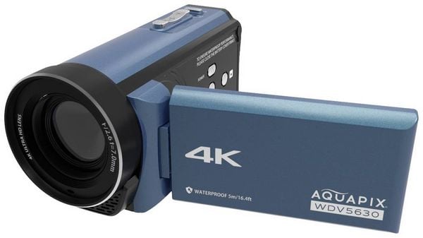 Produktbild: Aquapix WDV5630 GreyBlue Camcorder 7.6 cm 3 Zoll 13 Megapixel Grau-Blau