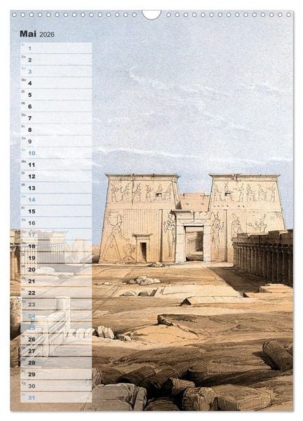 Produktbild: &Auml;gyptens Tempel (Wandkalender 2026 DIN A3 hoch), CALVENDO Monatskalender