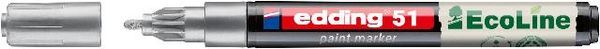 Produktbild: Edding 51 EcoLine 4-51-054 Lackmarker Silber 1 mm, 2mm
