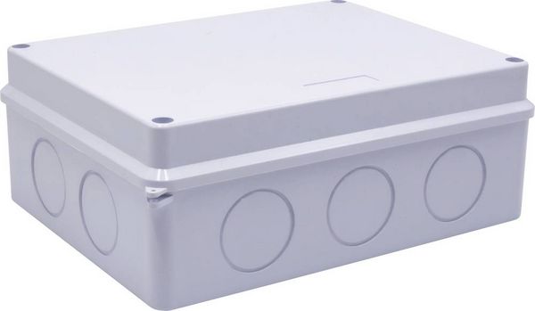 Produktbild: TRU COMPONENTS TC-RB 200x155x80 TC-10239108 Installations-Geh&auml;use ABS Kunststoff Wei&szlig; 1St.