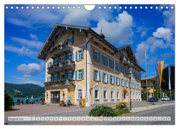 Produktbild: Der Tegernsee - Urlaubsparadies Bayerische Voralpen (Wandkalender 2026 DIN A4 quer), CALVENDO Monatskalender