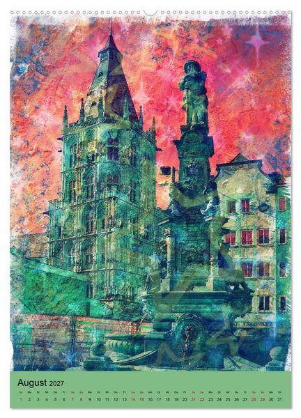 Produktbild: K&ouml;ln ming Stadt (Wandkalender 2027 DIN A2 hoch), CALVENDO Monatskalender