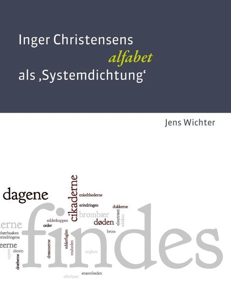 Produktbild: Inger Christensens 'alfabet' als Systemdichtung