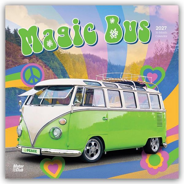 Produktbild: Magic Bus &ndash; Magischer Bus 2027 &ndash; 16-Monatskalender