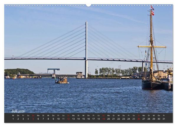 Produktbild: Stralsund. Das Tor zur Insel R&uuml;gen (hochwertiger Premium Wandkalender 2026 DIN A2 quer), Kunstdruck in Hochglanz