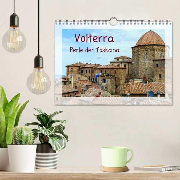 Produktbild: Volterra Perle der Toskana (Wandkalender 2026 DIN A4 quer), CALVENDO Monatskalender