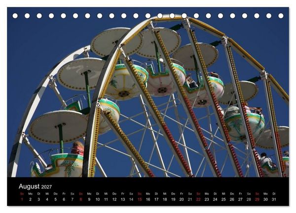 Produktbild: Jahrmarkt 2027 (Tischkalender 2027 DIN A5 quer), CALVENDO Monatskalender