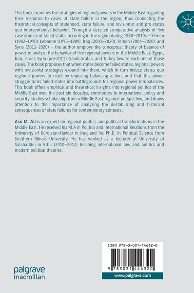 Produktbild: State Failure, Power Expansion, and Balance of Power in the Middle East