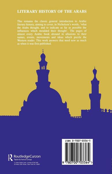 Produktbild: Literary History Of The Arabs