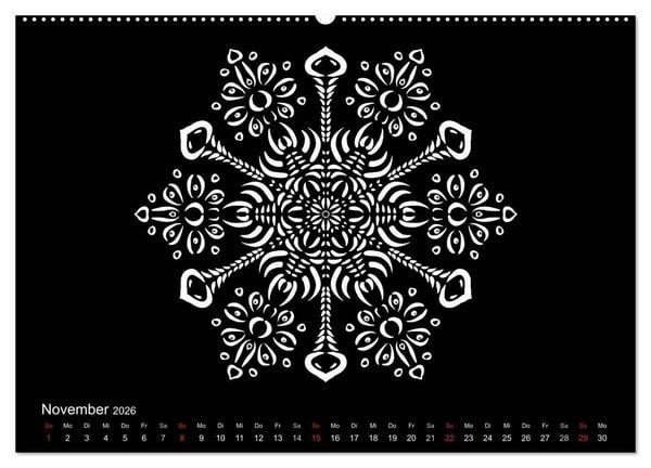 Produktbild: Entspannung und Ruhe durch Mandalas (hochwertiger Premium Wandkalender 2026 DIN A2 quer), Kunstdruck in Hochglanz