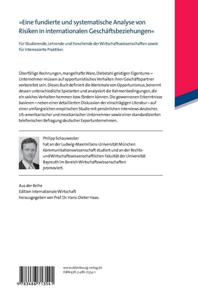 Produktbild: Opportunismus im Exportgesch&auml;ft