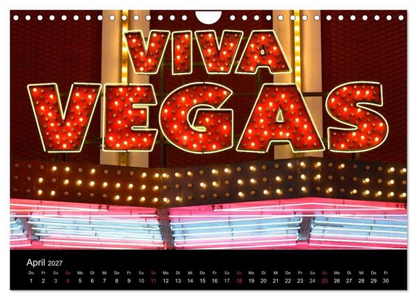 Produktbild: Las Vegas (Wandkalender 2027 DIN A4 quer), CALVENDO Monatskalender