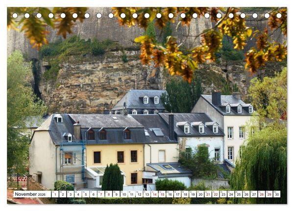 Produktbild: Luxemburg entlang des Wenzelwegs (Tischkalender 2026 DIN A5 quer), CALVENDO Monatskalender