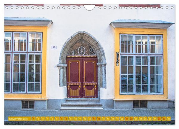 Produktbild: T&uuml;ren-Tore-Tallinn, Stadt mit m&auml;rchenhafter Atmosph&auml;re und Charme (Wandkalender 2026 DIN A4 quer), CALVENDO Monatskalender