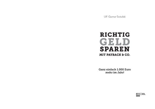 Produktbild: Richtig Geld sparen mit Payback & Co.