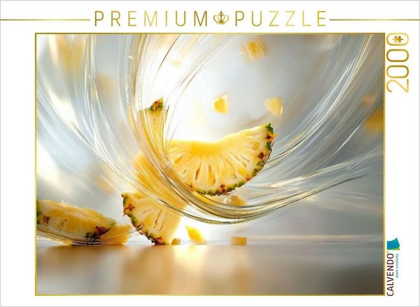 Produktbild: CALVENDO Puzzle Ananas - Gl&uuml;ck | 2000 Teile Lege-Gr&ouml;&szlig;e 90x67cm Foto-Puzzle f&uuml;r gl&uuml;ckliche Stunden