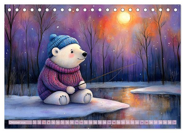 Produktbild: Pastellpoesie &ndash; Farben, die die Seele ber&uuml;hren (Tischkalender 2026 DIN A5 quer), CALVENDO Monatskalender