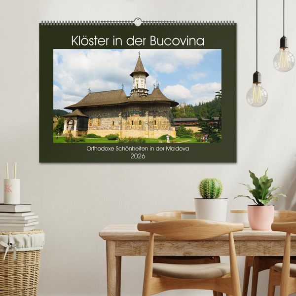 Produktbild: Kl&ouml;ster in der Bucovina (Wandkalender 2026 DIN A2 quer), CALVENDO Monatskalender