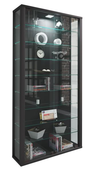 Produktbild: Holz Glas Stand Vitrine Sammelvitrine Lumo Maxi