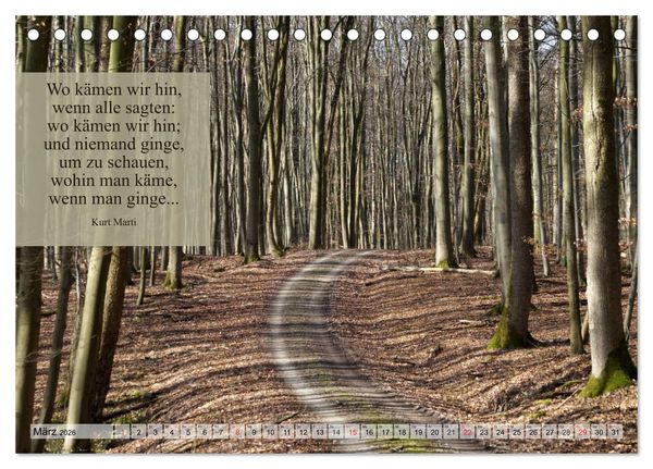 Produktbild: Weises (Tischkalender 2026 DIN A5 quer), CALVENDO Monatskalender