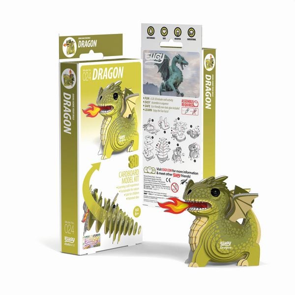 Produktbild: EUGY - 3D Bastelset Drache