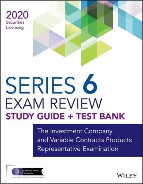 Produktbild: Wiley: Wiley Series 6 Securities Licensing Exam Review 2020