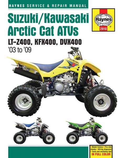Produktbild: Suzuki/Kawasaki Arctic Cat ATVs (03 - 09)