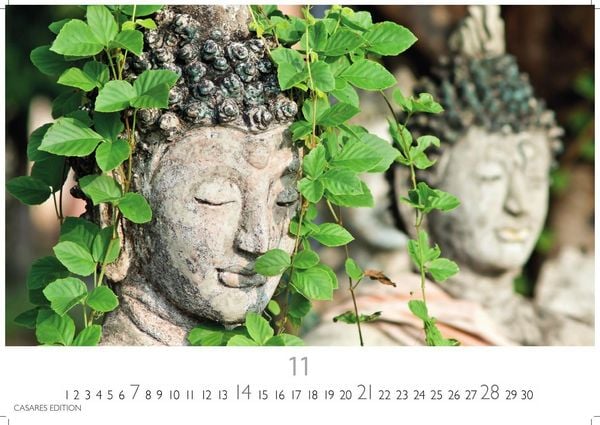Produktbild: Buddhas Kalender 2027 &ndash; Wandkalender | Fotokalender Asien 24x35cm -Spirituelle Abbildungen Buddhas | Perfekt f&uuml;r Meditation & Raumdekoration
