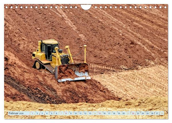 Produktbild: Bulldozer - b&auml;renstarke Arbeitstiere (Wandkalender 2026 DIN A4 quer), CALVENDO Monatskalender