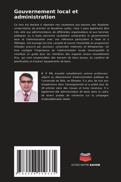 Produktbild: Gouvernement local et administration
