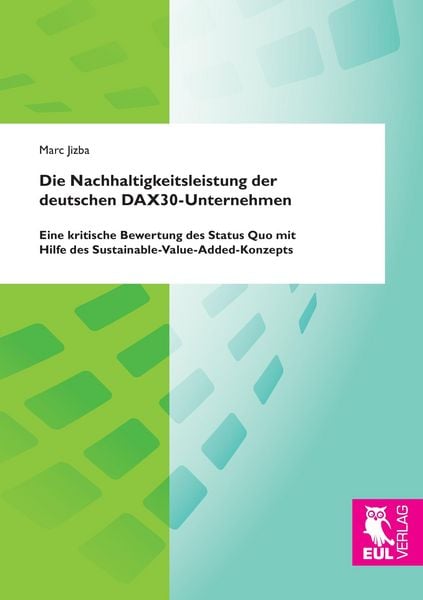 Produktbild: Die Nachhaltigkeitsleistung der deutschen DAX30-Unternehmen