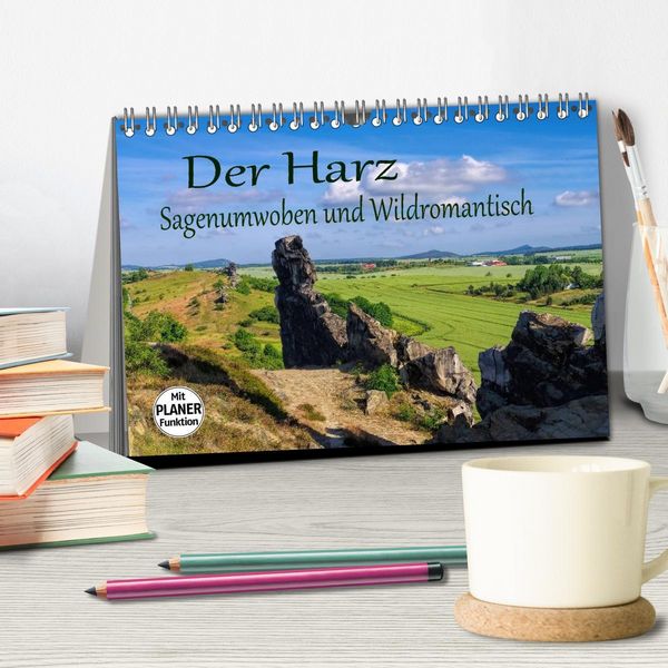 Produktbild: Der Harz - Sagenumwoben und Wildromantisch (Tischkalender 2026 DIN A5 quer), CALVENDO Monatskalender