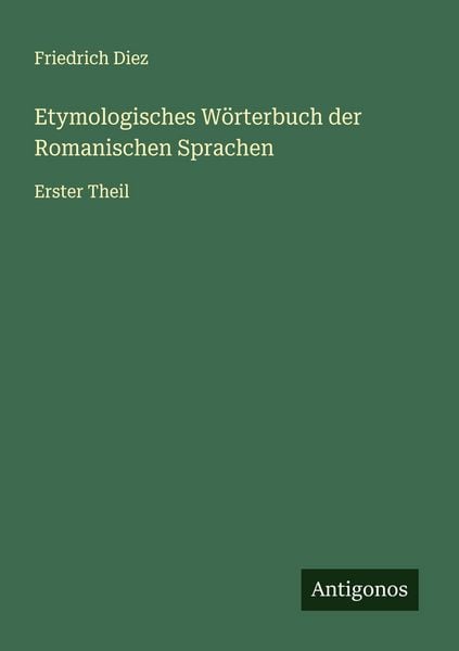 Produktbild: Etymologisches W&ouml;rterbuch der Romanischen Sprachen