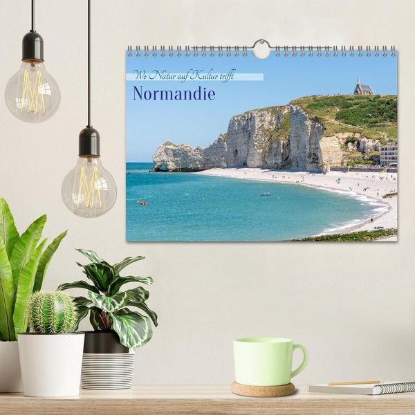 Produktbild: Normandie &ndash; Wo Natur auf Kultur trifft (Wandkalender 2026 DIN A4 quer), CALVENDO Monatskalender