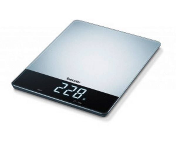 Produktbild: Beurer KS 34 Stainless Steel K&uuml;chenwaage digital W&auml;gebereich (max.)=15 kg Edelstahl 200 x 263 x 20