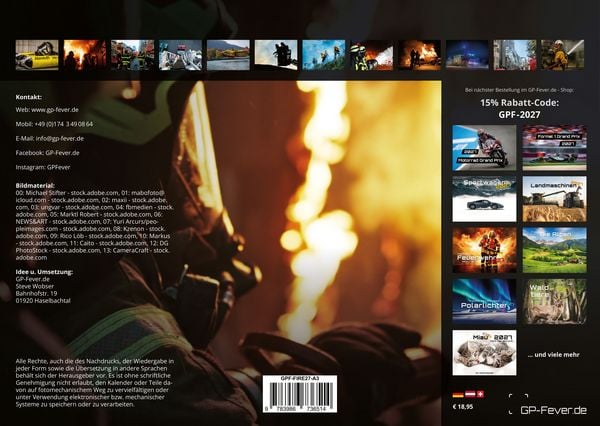 Produktbild: FIREFIGHTER - Retter in der Not - Feuerwehr - 2027 - Kalender DIN A3