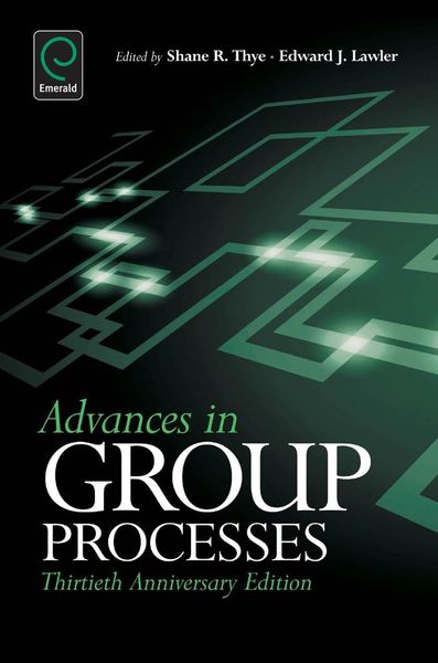 Produktbild: Advances in Group Processes