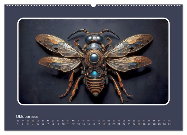 Produktbild: Roboterinsekten (hochwertiger Premium Wandkalender 2026 DIN A2 quer), Kunstdruck in Hochglanz
