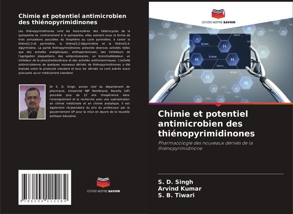 Produktbild: Chimie et potentiel antimicrobien des thi&eacute;nopyrimidinones