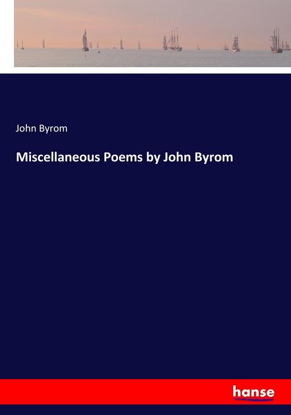 Produktbild: Miscellaneous Poems by John Byrom