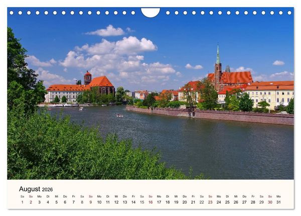 Produktbild: Die Dominsel - Historisches Zentrum der Stadt Breslau (Wandkalender 2026 DIN A4 quer), CALVENDO Monatskalender