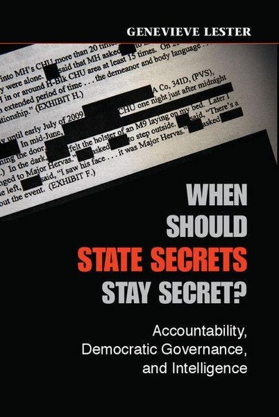 Produktbild: When Should State Secrets Stay Secret?