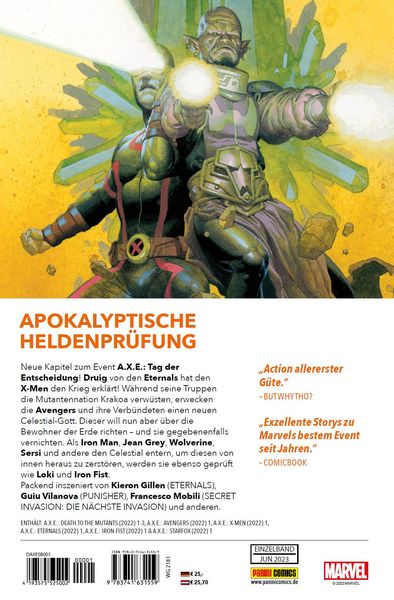 Produktbild: A.X.E.: Tag der Entscheidung - Tod allen Mutanten