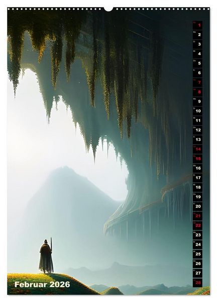 Produktbild: Fantastische Wanderungen (hochwertiger Premium Wandkalender 2026 DIN A2 hoch), Kunstdruck in Hochglanz
