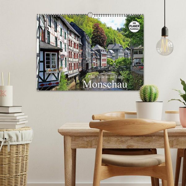 Produktbild: Eine Perle in der Eifel - Monschau (Wandkalender 2026 DIN A3 quer), CALVENDO Monatskalender