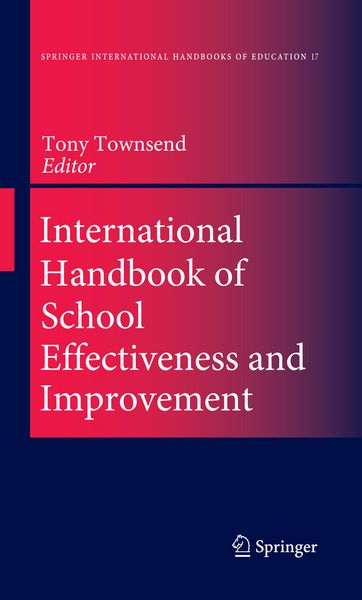 Produktbild: International Handbook of School Effectiveness and Improvement