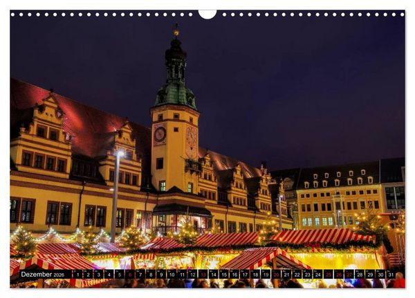 Produktbild: Reise durch Leipzig (Wandkalender 2026 DIN A3 quer), CALVENDO Monatskalender